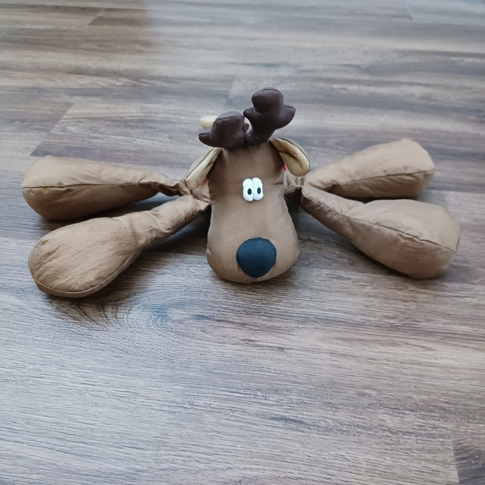 Hallmark Rodney Reindeer Plush 16 Inch Floppy Brown Holiday Stuffed Animal Toy